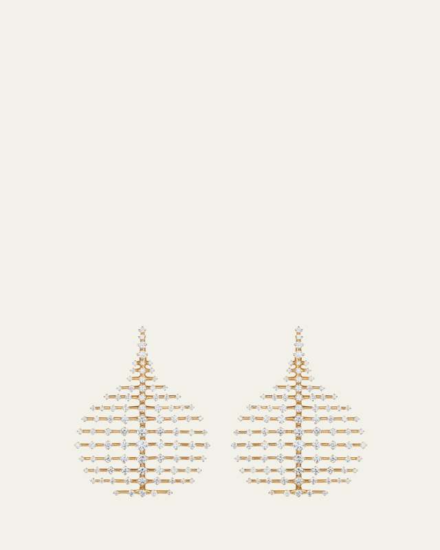 Small Disco 18k Diamond Earrings